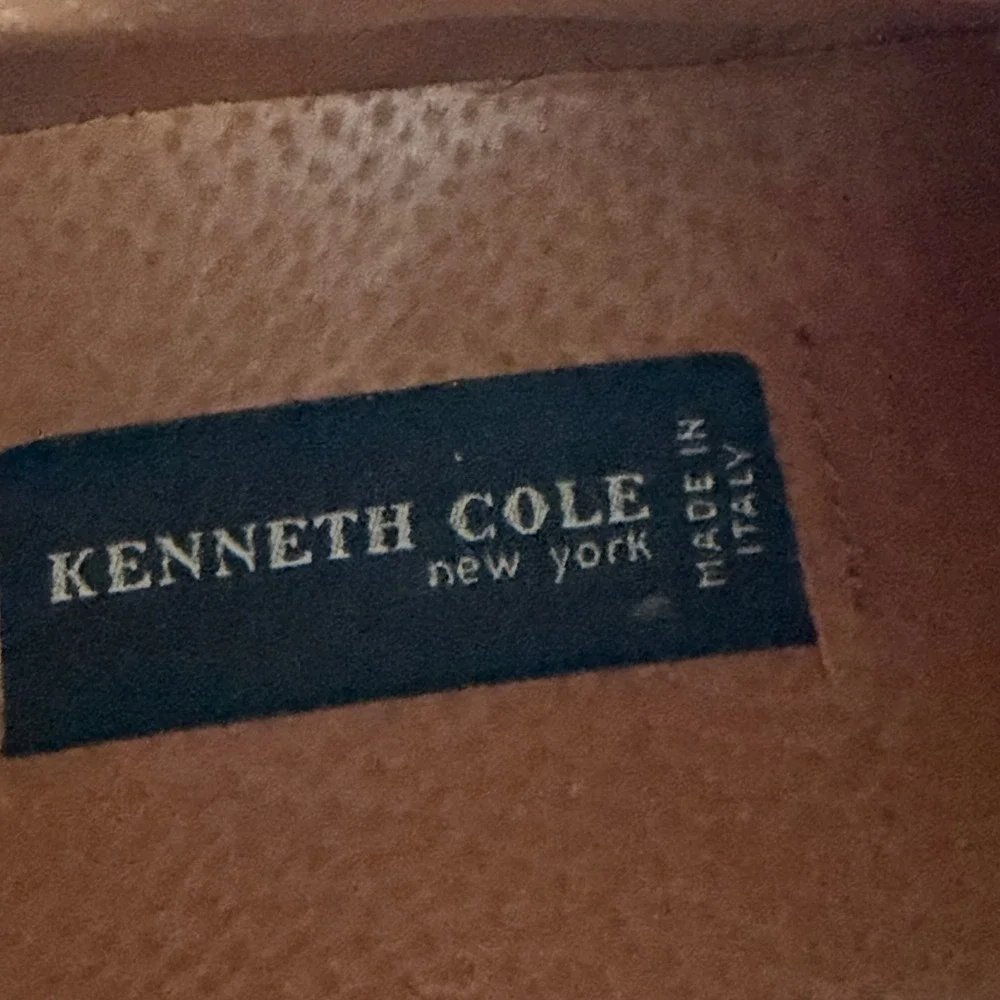 Kenneth Cole Y2K Brown Leather‎ Chukka Boots 12 Italy Square Toe Euro Minimalist